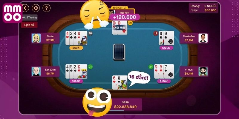 Thời gian và tốc độ gia tăng tiền cược blind